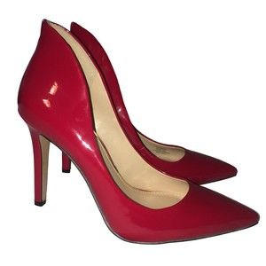 Jessica Simpson Cambredge Women's Red Lipstick Pumps Sz 6M/EU 36 Patent Leather